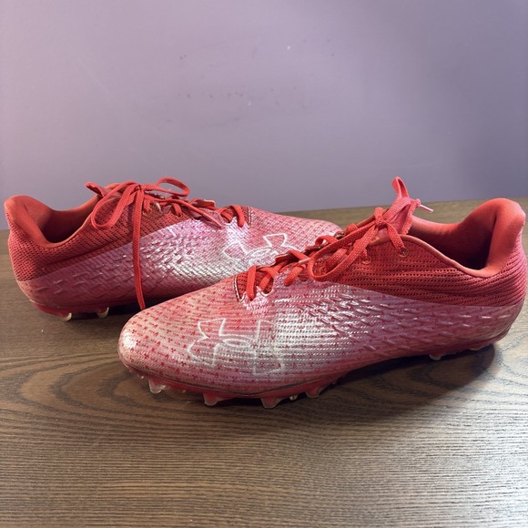 Under Armour Blur Smoke MC Football Cleat Shoe Mens Size 13 (3024015-600) main image 4
